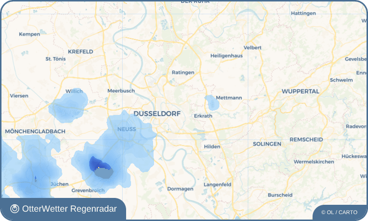 OtterWetter Regenradar-Widget Jakobus Quartier