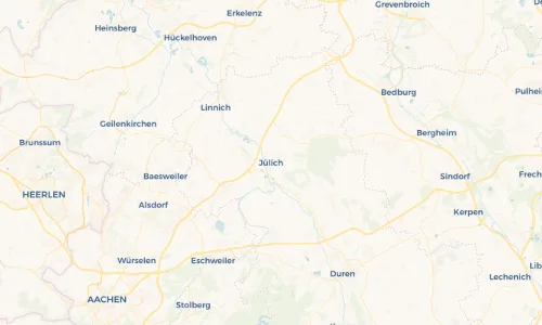 Regenradar Vorschaubild - Aktuelle Niederschläge in Jülich und Umgebung