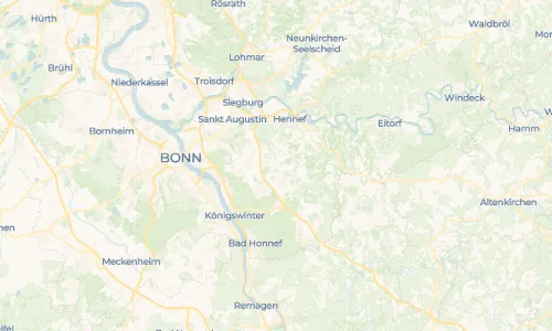 Regenradar Vorschaubild - Aktuelle Niederschläge in Jüngsfeld und Umgebung