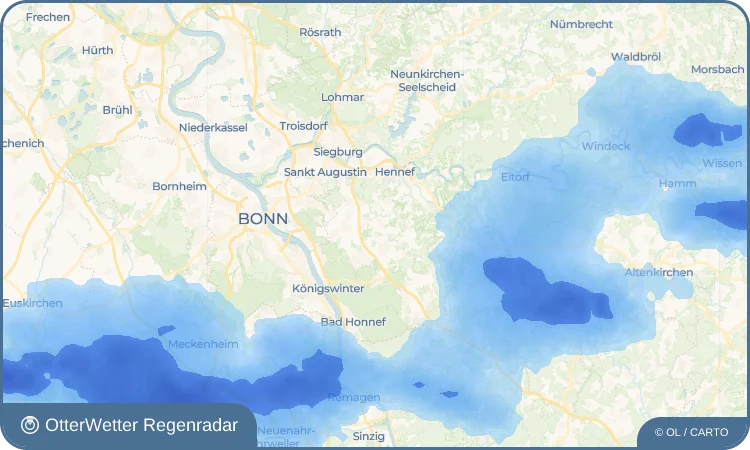 Widget-Vorschau für Jüngsfeld Wetter-Widget-Vorschau mit Vorhersagedaten für Jüngsfeld