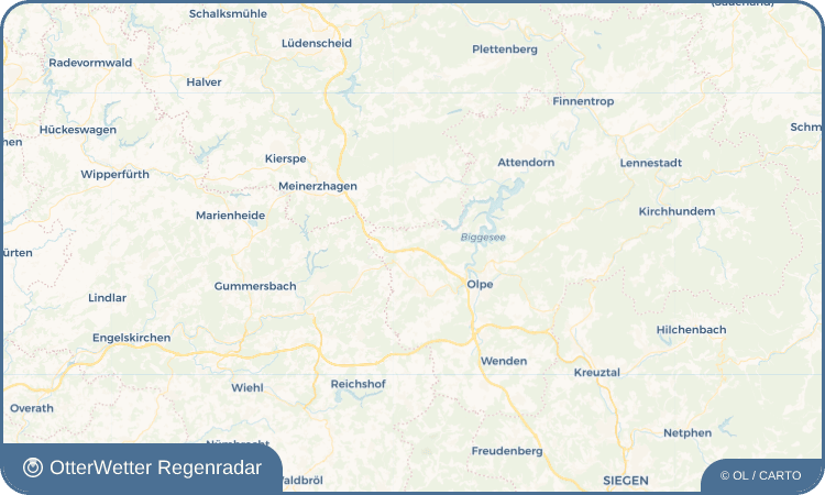 OtterWetter Regenradar-Widget Junkernhöh