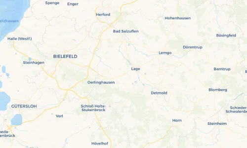 Regenradar-Vorschau: aktuelle Niederschläge in Kachtenhausen und Umgebung