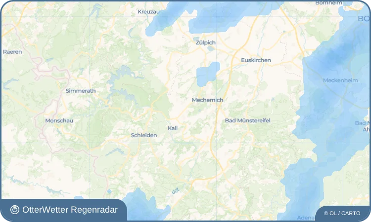 Widget-Vorschau für Kalenberg Wetter-Widget-Vorschau mit Vorhersagedaten für Kalenberg