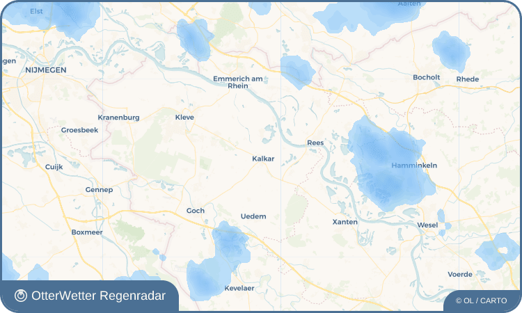 OtterWetter Regenradar-Widget Kalkar