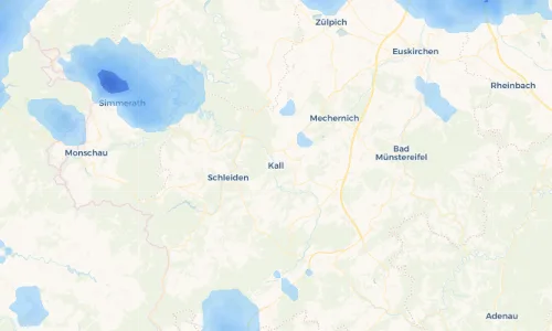 Regenradar Vorschaubild - Aktuelle Niederschläge in Kall und Umgebung