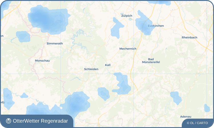 OtterWetter Regenradar-Widget Kall