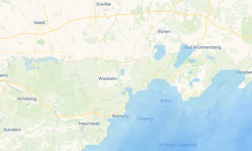 Regenradar-Vorschau: aktuelle Niederschläge in Kallenhardt und Umgebung
