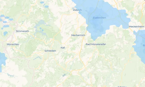 Regenradar Kallmuth: aktuelle Niederschläge in Kallmuth und Umgebung, Stand 24. Oktober 2026 um 21:55 Uhr