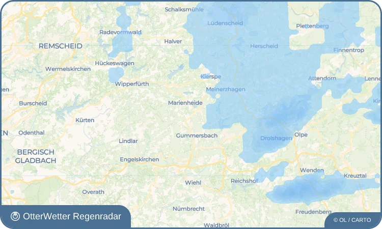 Widget-Vorschau für Kalsbach Wetter-Widget-Vorschau mit Vorhersagedaten für Kalsbach