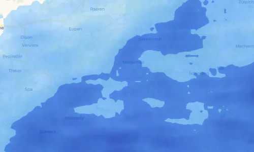 Regenradar Vorschaubild - Aktuelle Niederschläge in Kalterherberg und Umgebung