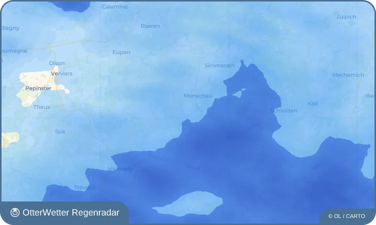 Wetter-Widget-Vorschau mit Vorhersagedaten für Kalterherberg