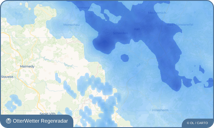 Widget-Vorschau für Kamberg Wetter-Widget-Vorschau mit Vorhersagedaten für Kamberg