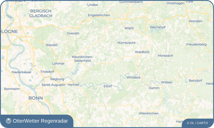 OtterWetter Regenradar-Widget Kammerich