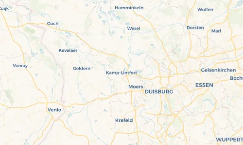 Regenradar Vorschaubild - Aktuelle Niederschläge in Kamp-Lintfort und Umgebung