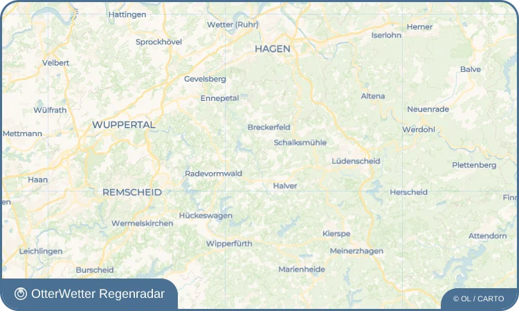 Widget-Vorschau für Kamscheid Wetter-Widget-Vorschau mit Vorhersagedaten für Kamscheid