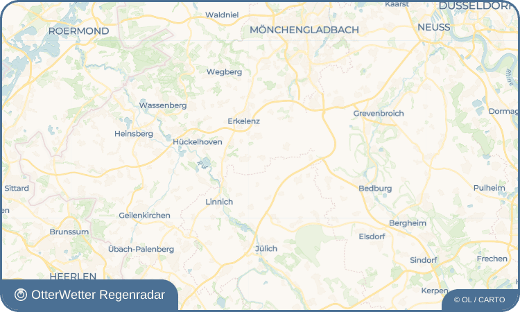 OtterWetter Regenradar-Widget Katzem