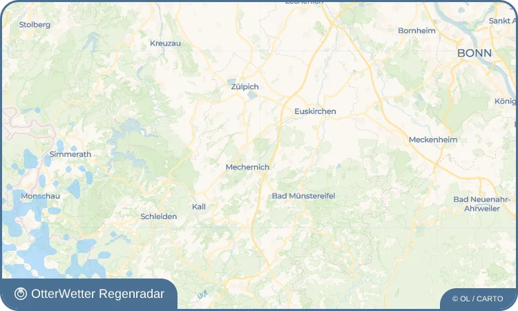 Widget-Vorschau für Katzvey Wetter-Widget-Vorschau mit Vorhersagedaten für Katzvey