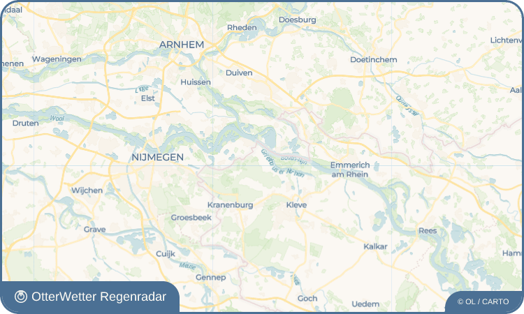 Wetter-Widget-Vorschau mit Vorhersagedaten für Keeken