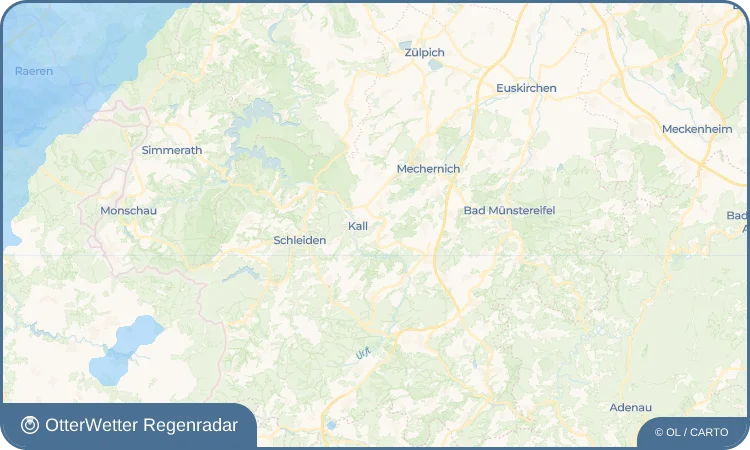 Wetter-Widget-Vorschau mit Vorhersagedaten für Keldenich