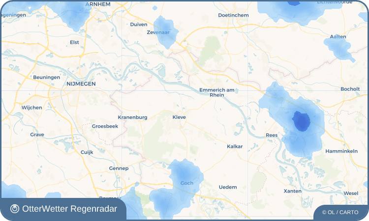 OtterWetter Regenradar-Widget Kellen