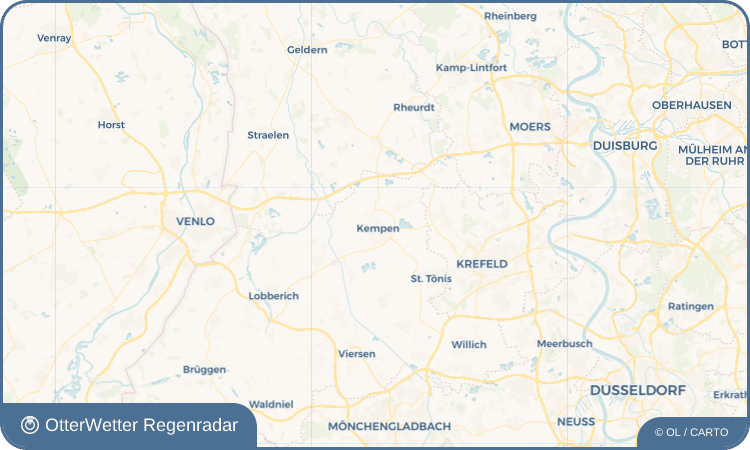 OtterWetter Regenradar-Widget Kempen