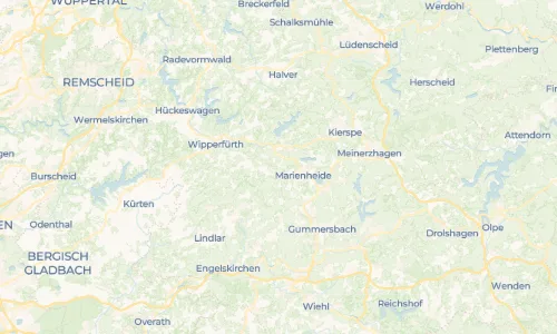 Regenradar Vorschaubild - Aktuelle Niederschläge in Kempershöhe und Umgebung