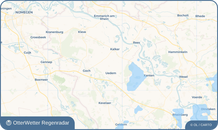 OtterWetter Regenradar-Widget Keppeln