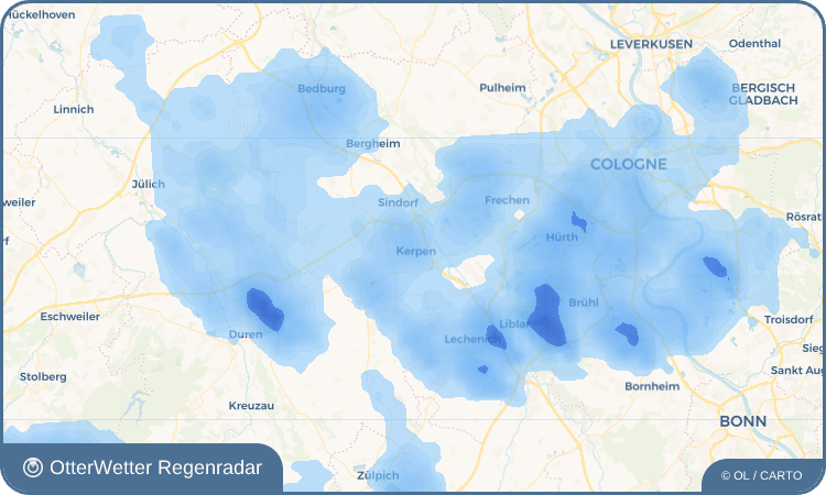 Widget-Vorschau für Kerpen Wetter-Widget-Vorschau mit Vorhersagedaten für Kerpen