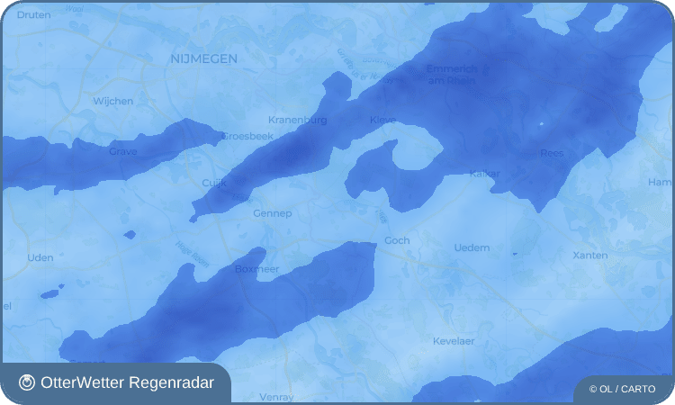 OtterWetter Regenradar-Widget Kessel