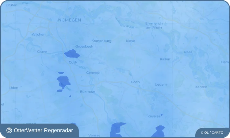 Wetter-Widget-Vorschau mit Vorhersagedaten für Kessel