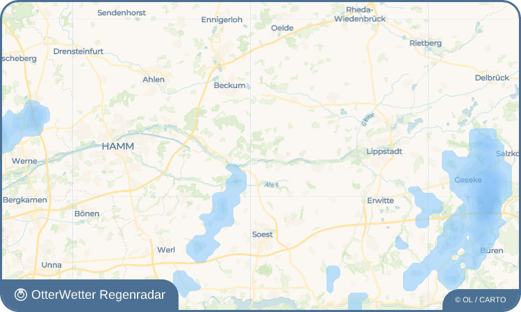 OtterWetter Regenradar-Widget Kesseler
