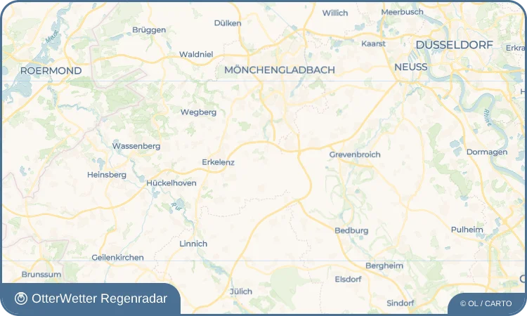 Widget-Vorschau für Keyenberg Wetter-Widget-Vorschau mit Vorhersagedaten für Keyenberg
