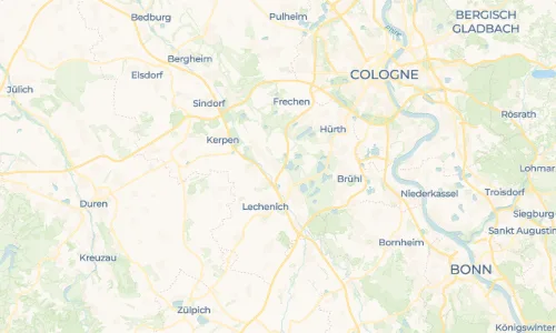 Regenradar Vorschaubild - Aktuelle Niederschläge in Kierdorf und Umgebung