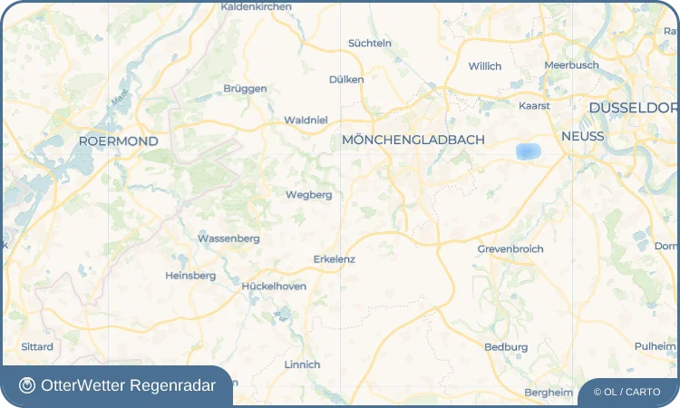 Widget-Vorschau für Kipshoven Wetter-Widget-Vorschau mit Vorhersagedaten für Kipshoven