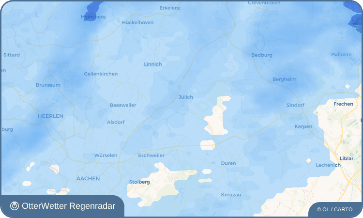 OtterWetter Regenradar-Widget Kirchberg