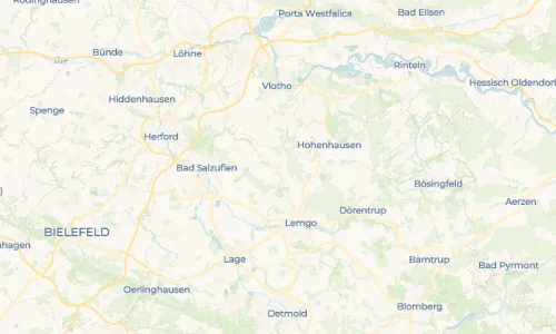 Regenradar Kirchheide: aktuelle Niederschläge in Kirchheide und Umgebung, Stand 22. Oktober 2026 um 0:15 Uhr