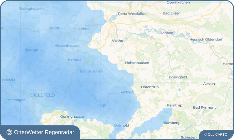 OtterWetter Regenradar-Widget Kirchheide
