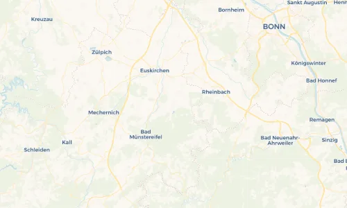 Regenradar-Vorschau: aktuelle Niederschläge in Kirchheim und Umgebung