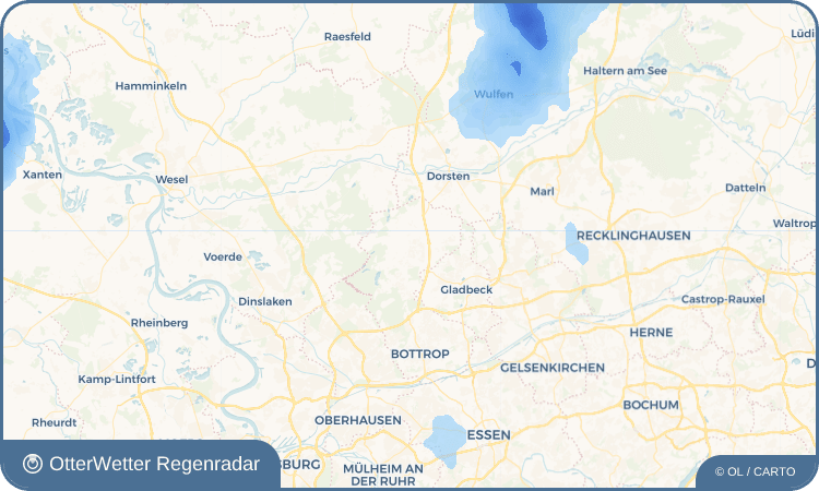 OtterWetter Regenradar-Widget Kirchhellen