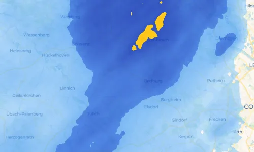 Regenradar Vorschaubild - Aktuelle Niederschläge in Kirchherten und Umgebung