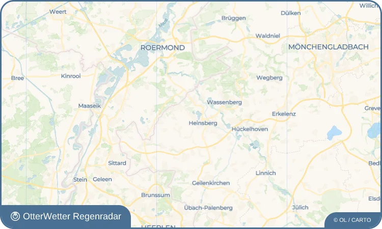 Wetter-Widget-Vorschau mit Vorhersagedaten für Kirchhoven