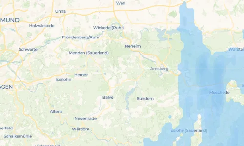 Regenradar Vorschaubild - Aktuelle Niederschläge in Kirchlinde und Umgebung