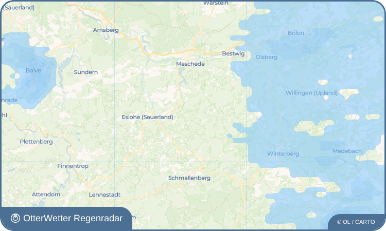 OtterWetter Regenradar-Widget Kirchrarbach