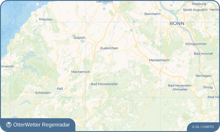OtterWetter Regenradar-Widget Kirspenich