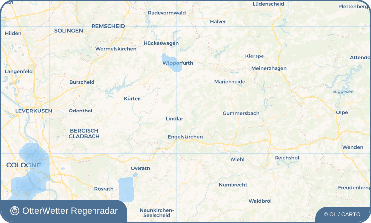 Widget-Vorschau für Klause Wetter-Widget-Vorschau mit Vorhersagedaten für Klause