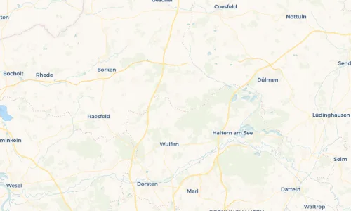 Regenradar-Vorschau: aktuelle Niederschläge in Klein Reken und Umgebung