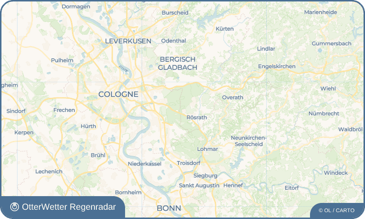 OtterWetter Regenradar-Widget Kleineichen