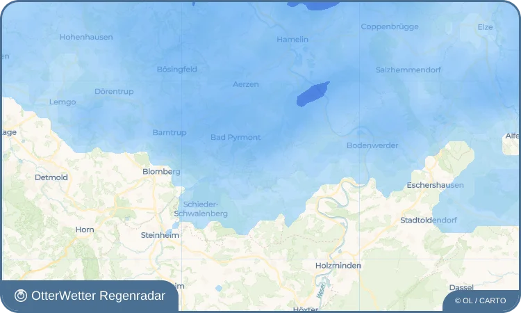 Wetter-Widget-Vorschau mit Vorhersagedaten für Kleinenberg