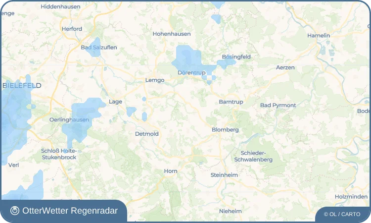 Widget-Vorschau für Kleinenmarpe Wetter-Widget-Vorschau mit Vorhersagedaten für Kleinenmarpe