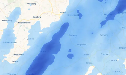 Regenradar Vorschaubild - Aktuelle Niederschläge in Kleintroisdorf und Umgebung
